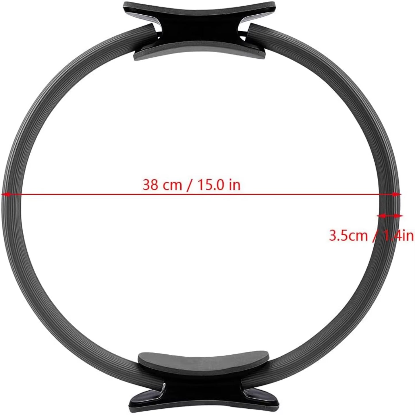 - Ultimate Premium Dual 4-Color Yoga Pilates Ring for Thighs and Legs Fitness - Resistance Circle for Intense Workout Challenge