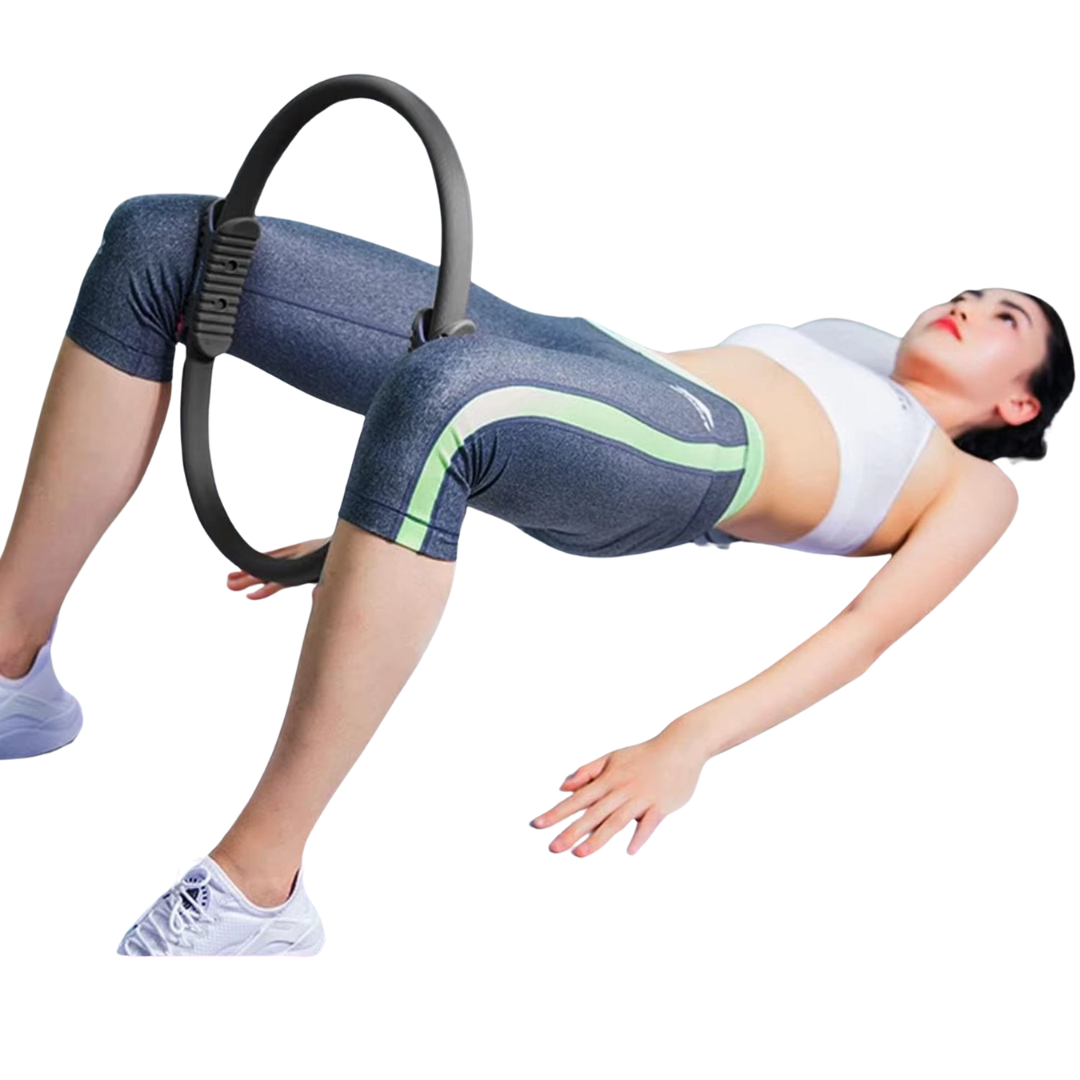 - Ultimate Premium Dual 4-Color Yoga Pilates Ring for Thighs and Legs Fitness - Resistance Circle for Intense Workout Challenge