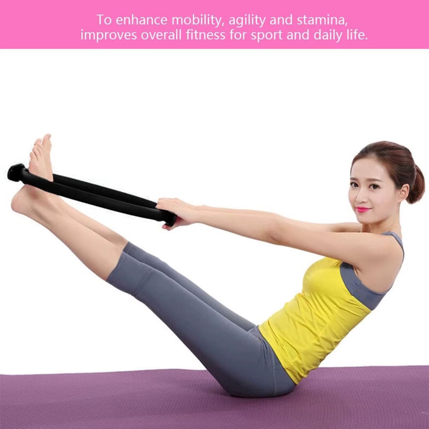 - Ultimate Premium Dual 4-Color Yoga Pilates Ring for Thighs and Legs Fitness - Resistance Circle for Intense Workout Challenge