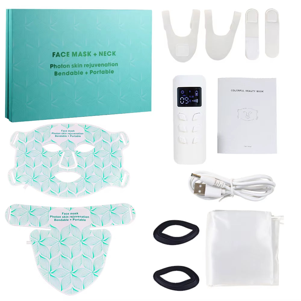 LED 8 Colour Face Mask and Neck Therapy