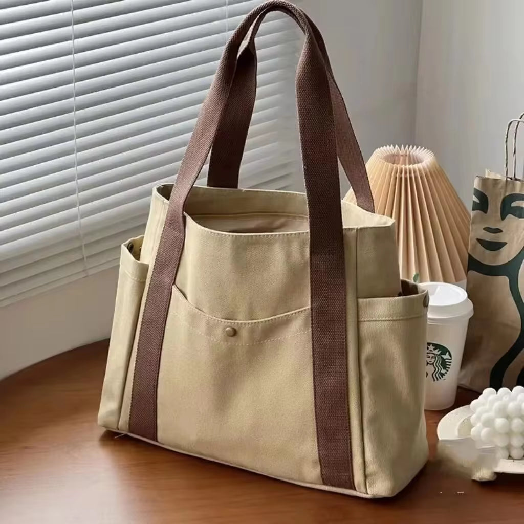 Large Capacity Tote Canvas Bag