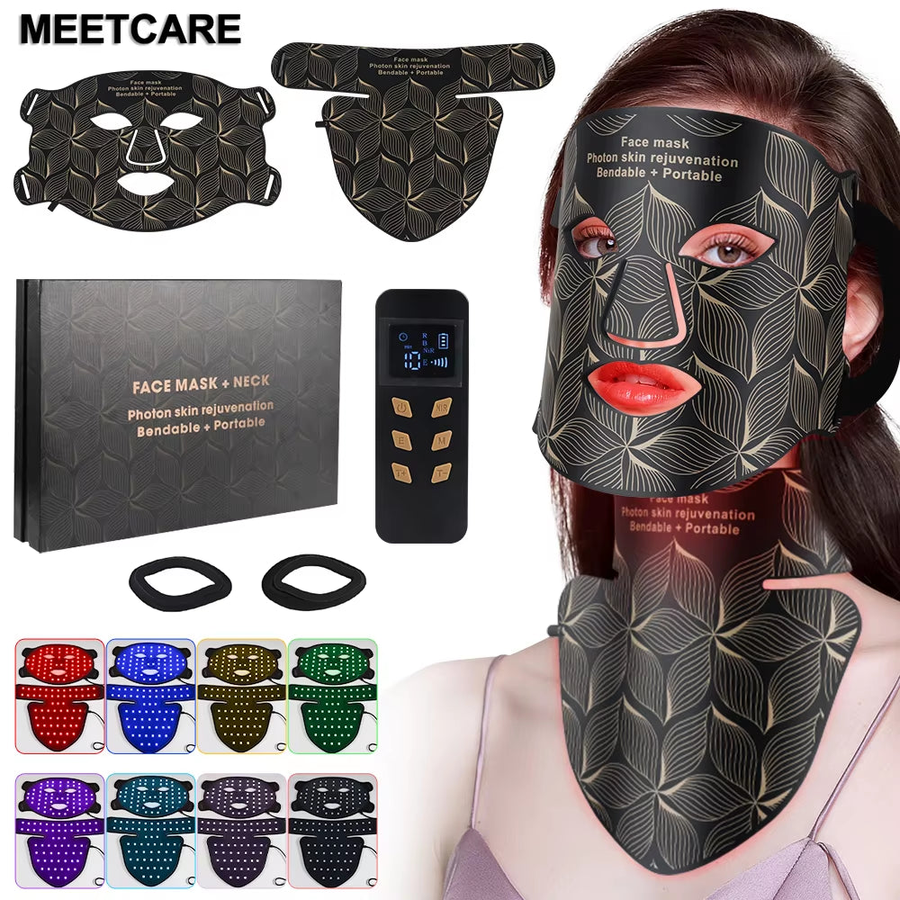 LED 8 Colour Face Mask and Neck Therapy