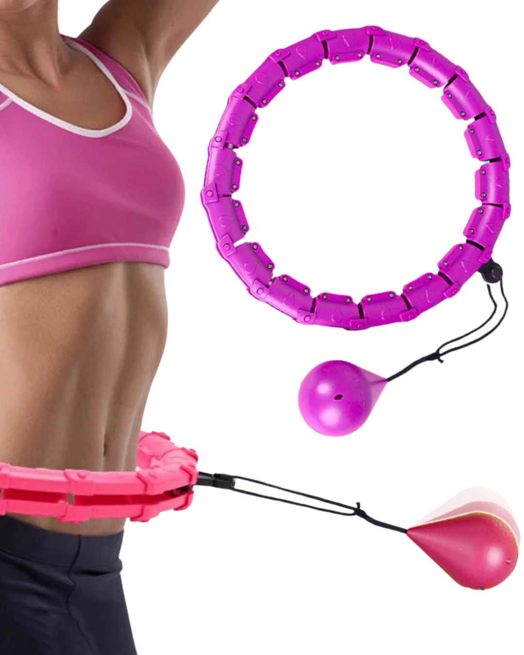 Adjustable Sport Hoola Massage Fitness Hoop