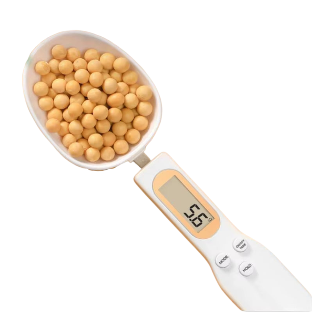 1Pc LCD Digital Measurement Adjustable Weighing Spoon