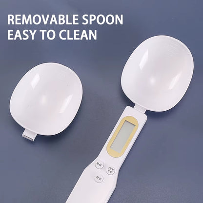 1Pc LCD Digital Measurement Adjustable Weighing Spoon