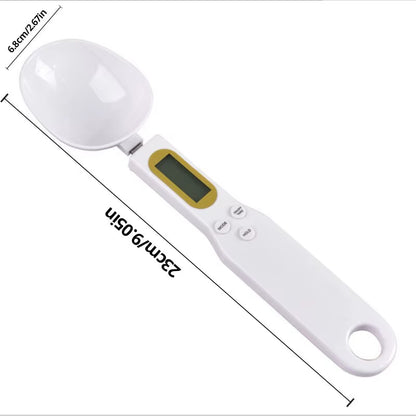 1Pc LCD Digital Measurement Adjustable Weighing Spoon