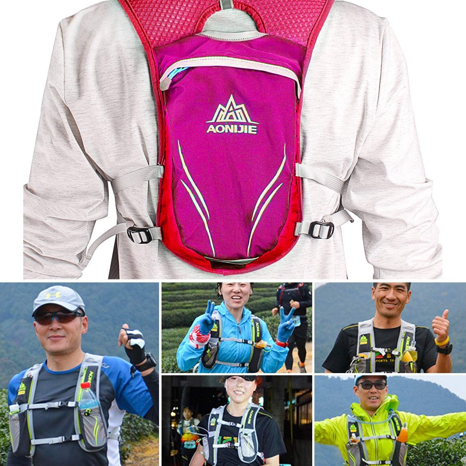 Hydration Pack Backpack,5.5L Running Hydration Vest