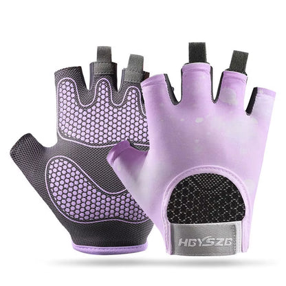 1Pair Women Gym Lifting Gloves