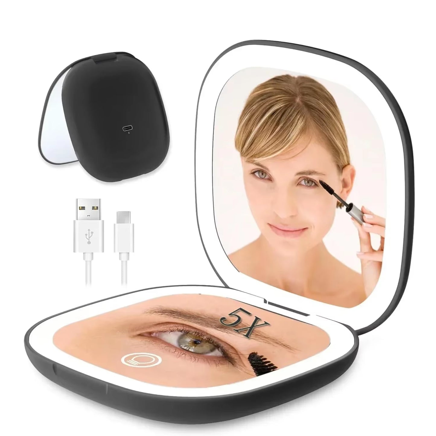 LED Compact Mirror