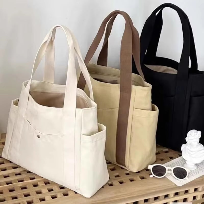 Large Capacity Tote Canvas Bag