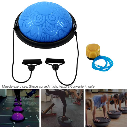 Thicken Explosionproof Balancing Half Ball Trainer Yoga Pilates Fitness Exercise Equipment