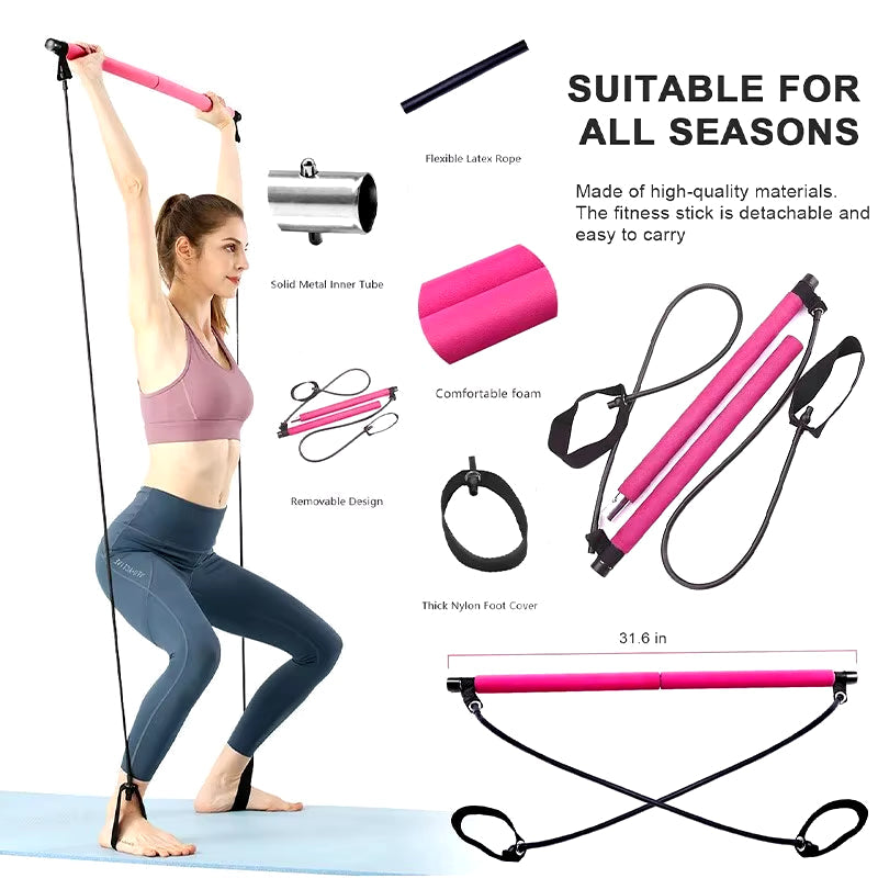 Multifunctional Pilates Bar Combination Fitness Bar