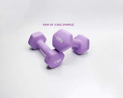 Pair of Neoprene Dumbbell Weights