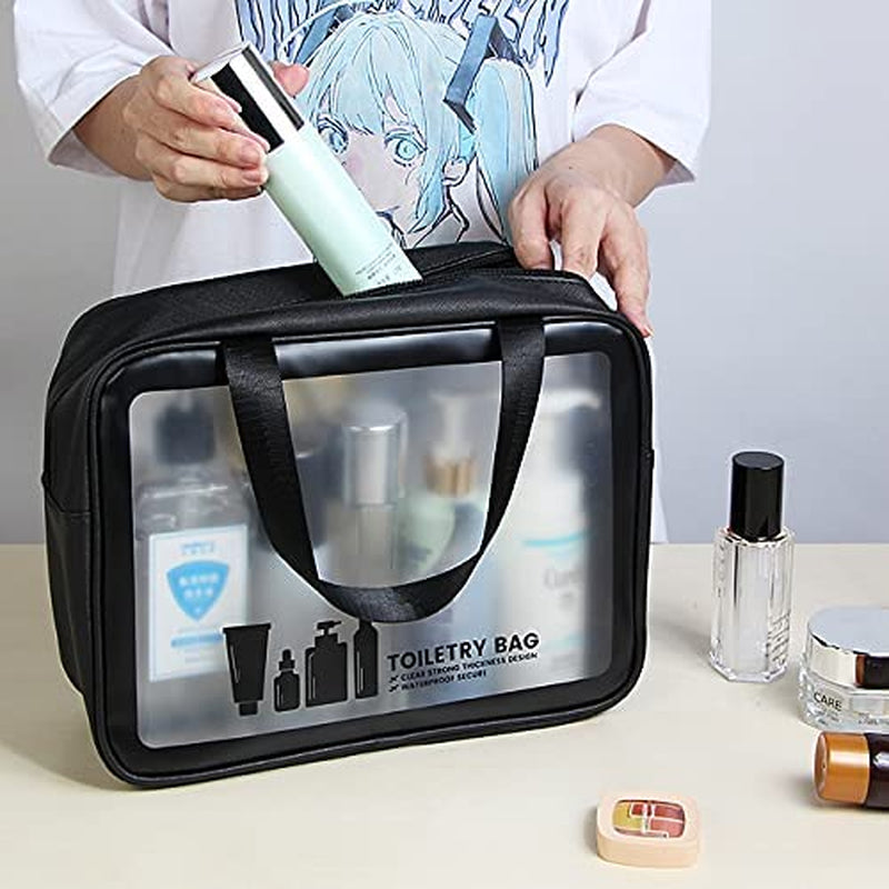 Toiletry Bag  3 PCS Clear Travel Toiletries Bag Wash Bag