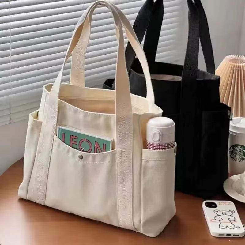 Large Capacity Tote Canvas Bag