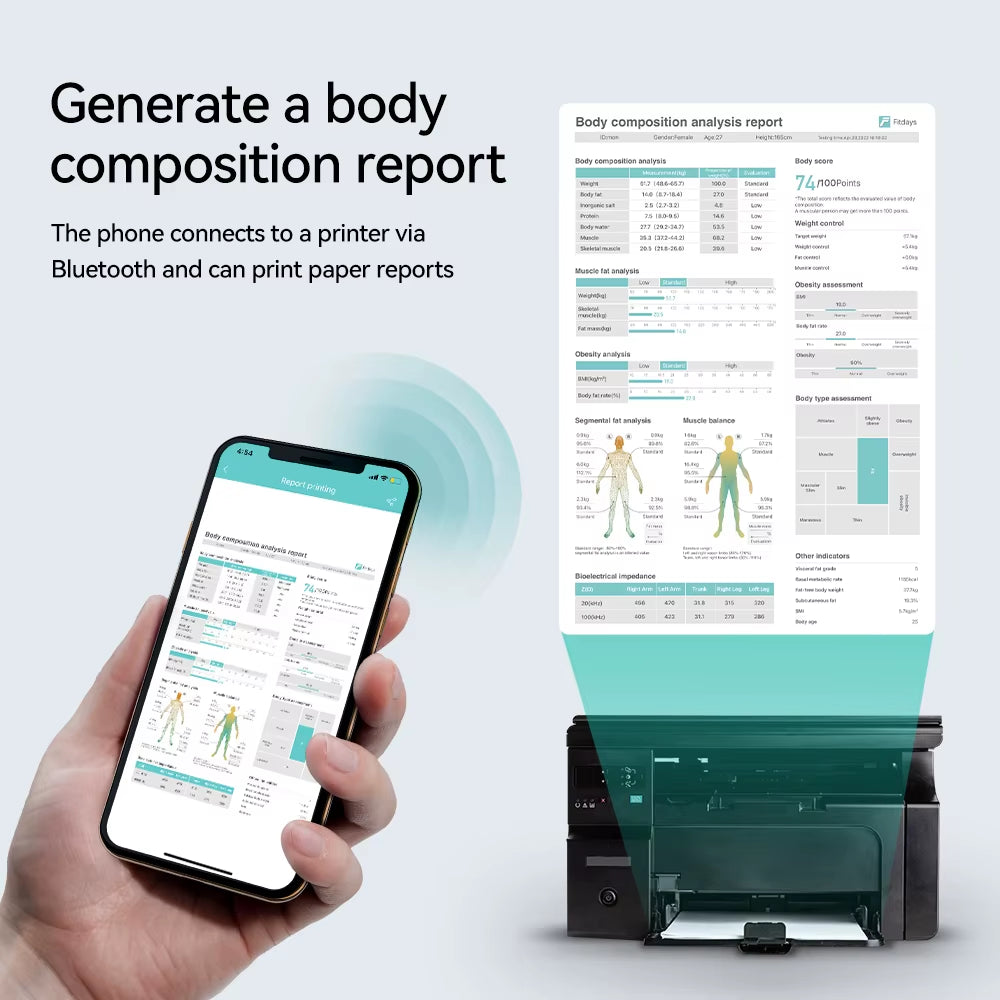 Smart 8 Electrode Bioimpedance Digital Scale