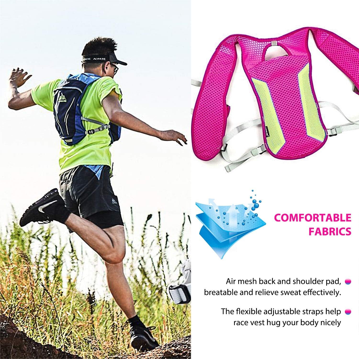 Hydration Pack Backpack,5.5L Running Hydration Vest