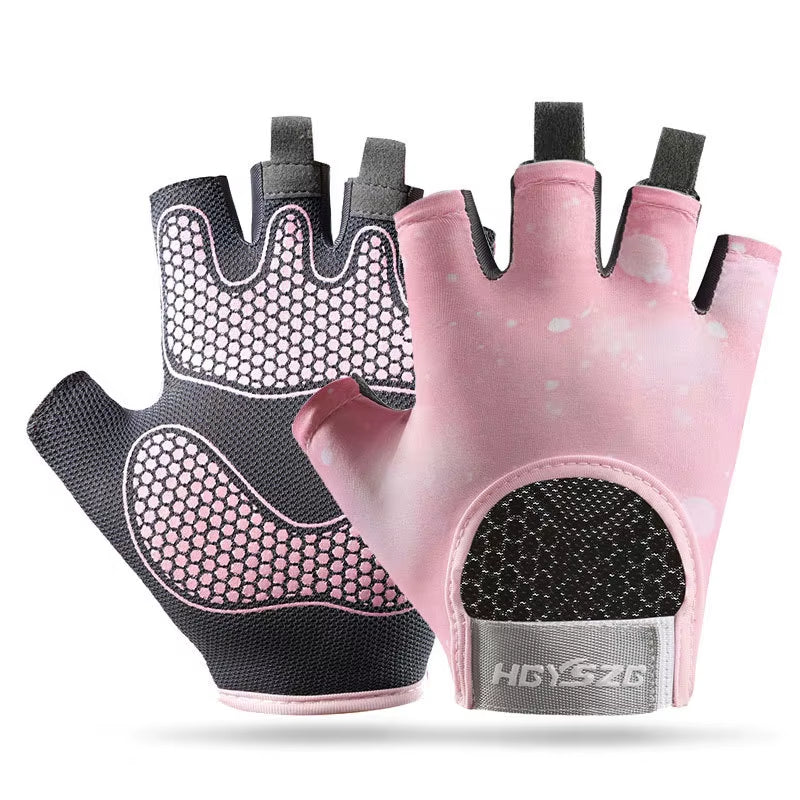 1Pair Women Gym Lifting Gloves