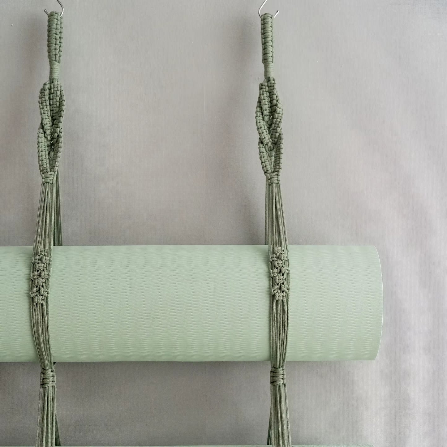 Handwoven Macrame Cotton Yoga Mat Holder