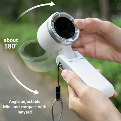 Mini Handheld Portable Folding High-Speed Turbo Fan