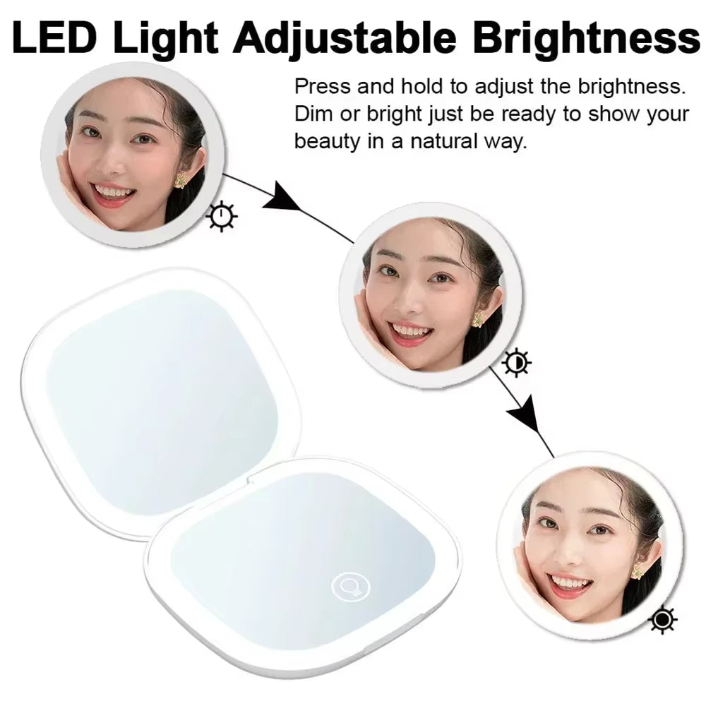 LED Compact Mirror